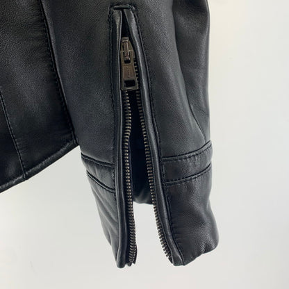 【中古品】【メンズ】 AKM エイケイエム RB104 F-ARMY ラム レザー 羊革 ジャケット アウター コート 古着 140-251203-mh-01-fuz サイズ：L カラー：ブラック 万代Net店