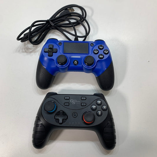 【中古美品】 PlayStation4 プレイステーション4 Nintendo Switch ニンテンドー スイッチ 非純正品 コントローラー 2台 セット まとめ 023-251201-mh-03-fuz 万代Net店