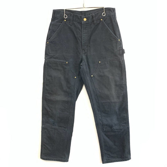 【中古品】【メンズ】 Carhartt カーハート DOUBLE KNEE PAINTER PANT ダブルニー ペインターパンツ デニムパンツ ブランド 古着 156-251206-gm-40-fuz サイズ：30 カラー：ブラック 万代Net店