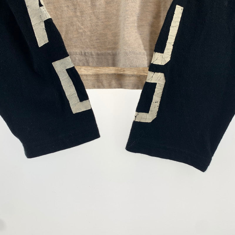 【中古品】【メンズ】 KAPITAL キャピタル K1809LC046 18SS ライダース プリント 長袖 Tシャツ トップス 古着 145-260608-mh-03-fuzh サイズ：4 カラー：ベージュ 万代Net店
