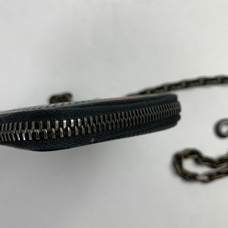 【中古品】【メンズ】 GUCCI 353347 ウェビングライン ウォレットチェーン付き 財布 グッチ 181-251204-st-06-fuz カラー：ブラック 万代Net店