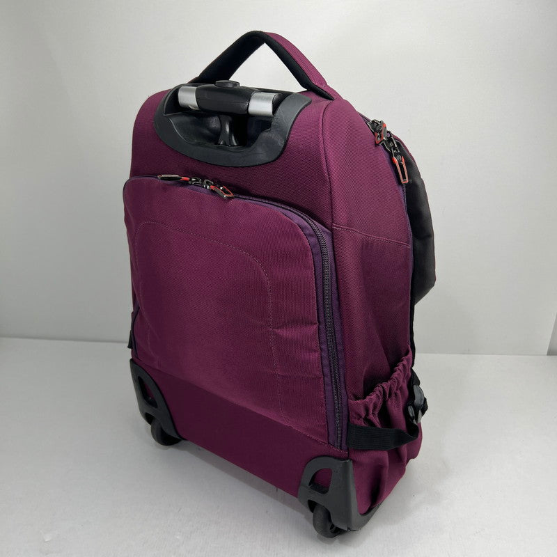 【中古品】【メンズ/レディース】 HOLLY HOME ホリーホーム ローリングバックパック カバン キャリーバック 188-261020-ny-02-fuzh カラー：ワイン 万代Net店