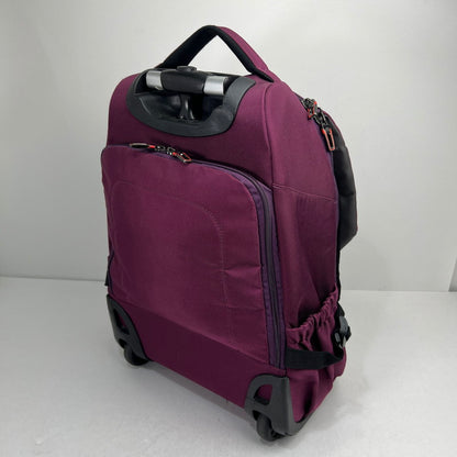 【中古品】【メンズ/レディース】 HOLLY HOME ホリーホーム ローリングバックパック カバン キャリーバック 188-261020-ny-02-fuzh カラー：ワイン 万代Net店