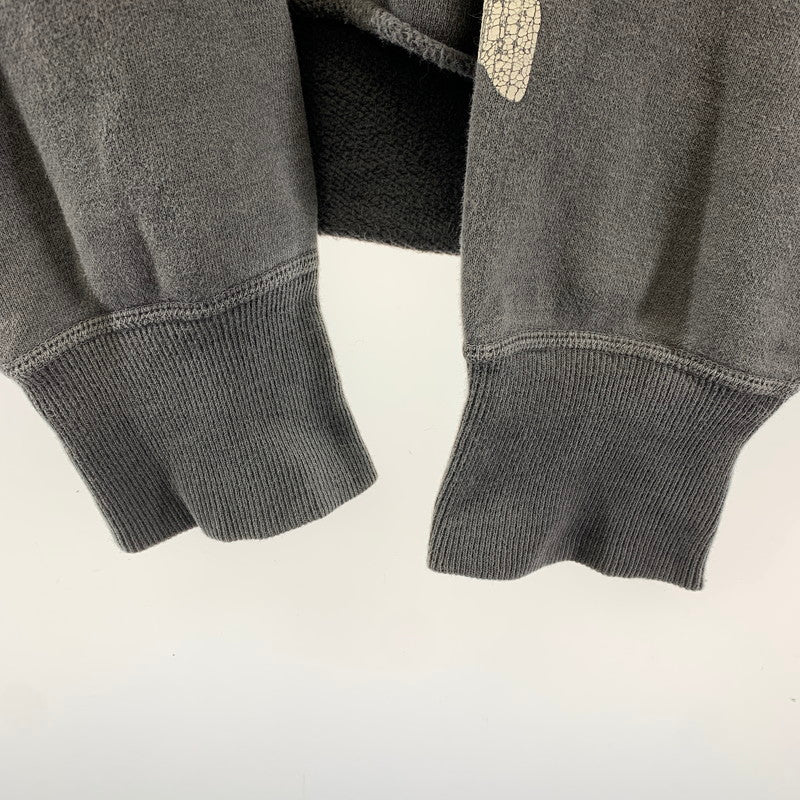【中古品】【メンズ】 SAINT MICHAEL セントマイケル SM-A22-0000-080 BONE HOODIE ボーン プリント プルオーバー パーカー トップス 古着 140-251203-mh-08-fuz サイズ：XL カラー：グレー 万代Net店