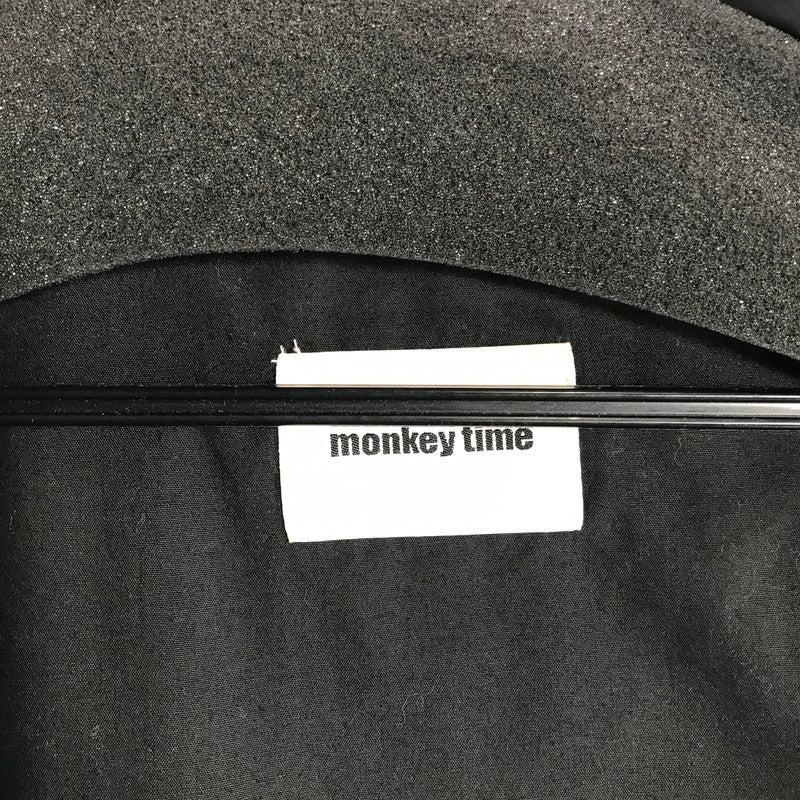 【中古品】【メンズ】 CHAMPION×MONKEY TIME チャンピオン×モンキータイム C8-G602 LONG COACH JACKET BLACK SIZE:M　 148-260802-ky-15-fuzh 万代Net店