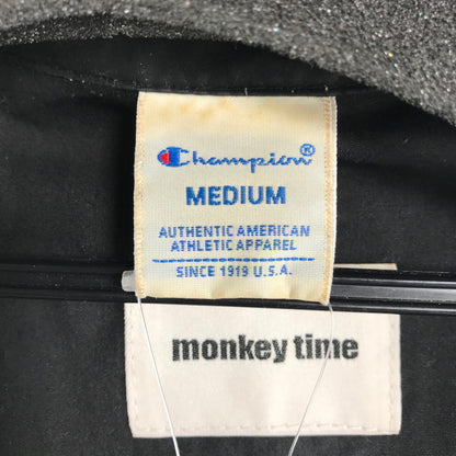 【中古品】【メンズ】 CHAMPION×MONKEY TIME チャンピオン×モンキータイム C8-G602 LONG COACH JACKET BLACK SIZE:M　 148-260802-ky-15-fuzh 万代Net店