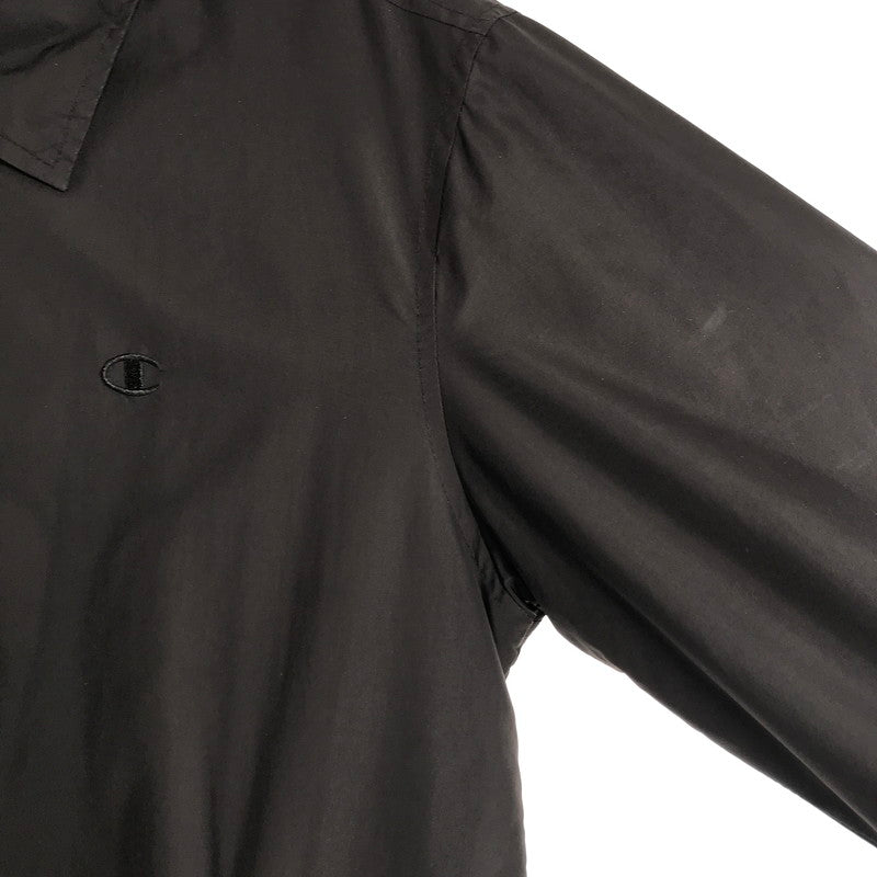 【中古品】【メンズ】 CHAMPION×MONKEY TIME チャンピオン×モンキータイム C8-G602 LONG COACH JACKET BLACK SIZE:M　 148-260802-ky-15-fuzh 万代Net店