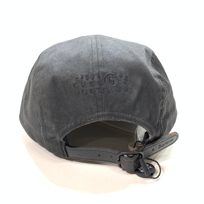 【中古美品】【レディース】 Supreme シュプリーム MM6 MAISON MARGIELA PAINTED CAMP CAP キャップ 帽子 149-251207-gm-11-fuz サイズ：58cm カラー：ブラック 万代Net店