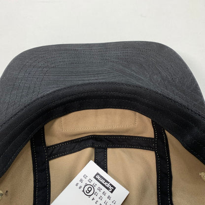 【中古美品】【レディース】 Supreme シュプリーム MM6 MAISON MARGIELA PAINTED CAMP CAP キャップ 帽子 149-251207-gm-11-fuz サイズ：58cm カラー：ブラック 万代Net店
