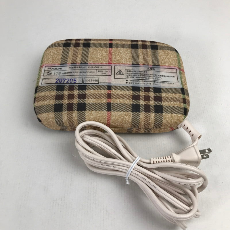 【現状渡し品】 KOIZUMI KHA-06212 小泉成器 平形電気あんか コイズミ 保温 100-251219-io-10-fuz 万代Net店