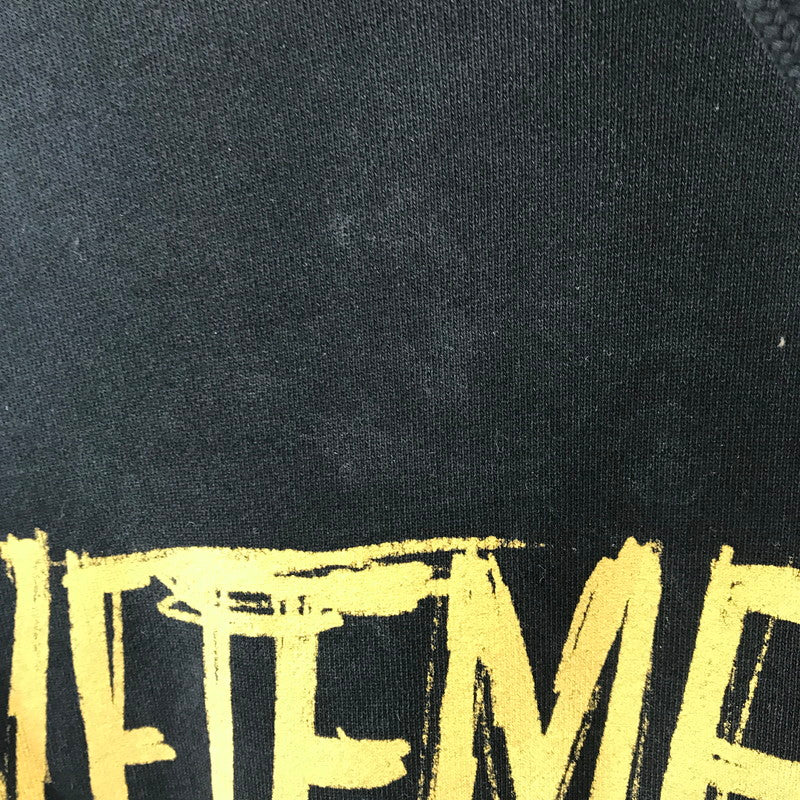 【中古品】【メンズ】 VETEMENTS ヴェトモン UE52TR470G WORLD TOUR HOODIE ワールドツアー フーディー パーカー ロゴ プリント カラーBLACK SIZE:M 141-260716-ky-01-fuz 万代Net店
