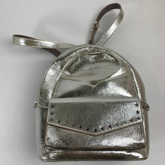 【中古品】【レディース】 JIMMY CHOO スタースタッズ バックパック カバン ジミーチュウ 180-251211-st-20-fuz カラー：シルバー 万代Net店