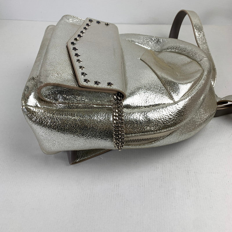 【中古品】【レディース】 JIMMY CHOO スタースタッズ バックパック カバン ジミーチュウ 180-251211-st-20-fuz カラー：シルバー 万代Net店