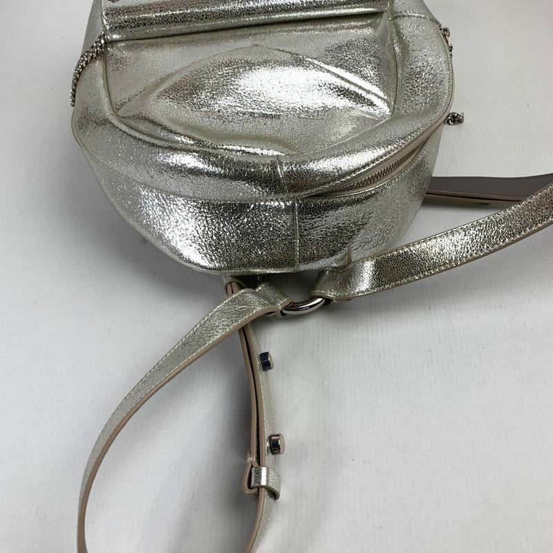 【中古品】【レディース】 JIMMY CHOO スタースタッズ バックパック カバン ジミーチュウ 180-251211-st-20-fuz カラー：シルバー 万代Net店