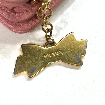 【中古品】【レディース】 PRADA プラダ 二つ折り財布 ウォレット 1ML023 2CEG F0002 サフィアーノ 181-260123-ny-03-fuz カラー：ピンク 万代Net店
