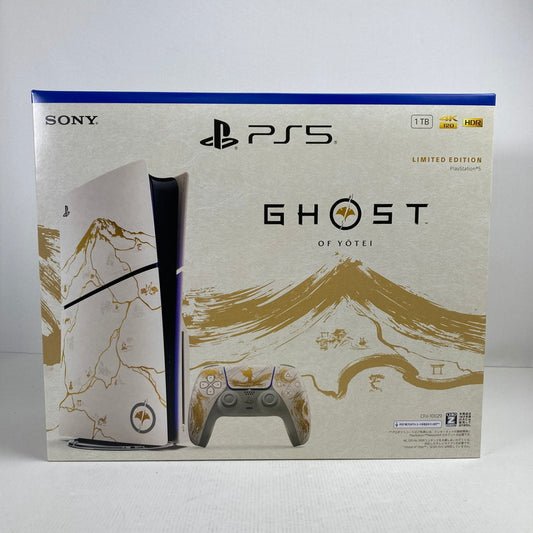 【中古美品】 未使用 PlayStation5 PS5 プレイステーション5 プレステ5 本体 "Ghost of Yotei" ゴールド リミテッドエディション (CFIJ-10029) 032-251214-mh-06-fuz 万代Net店