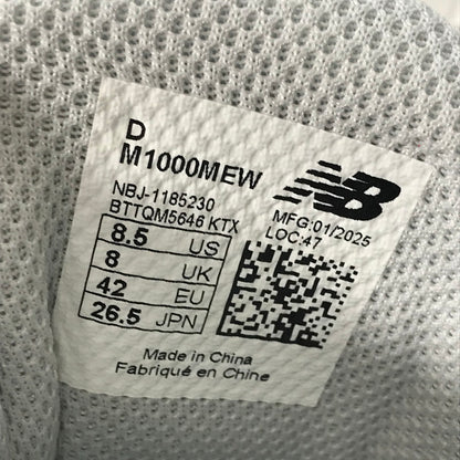 【中古品】【メンズ】 NEWBALANCE ニューバランス M1000MEW スニーカー 靴 メンズ 26.5cm 箱付属 162-260109-io-06-fuz 万代Net店