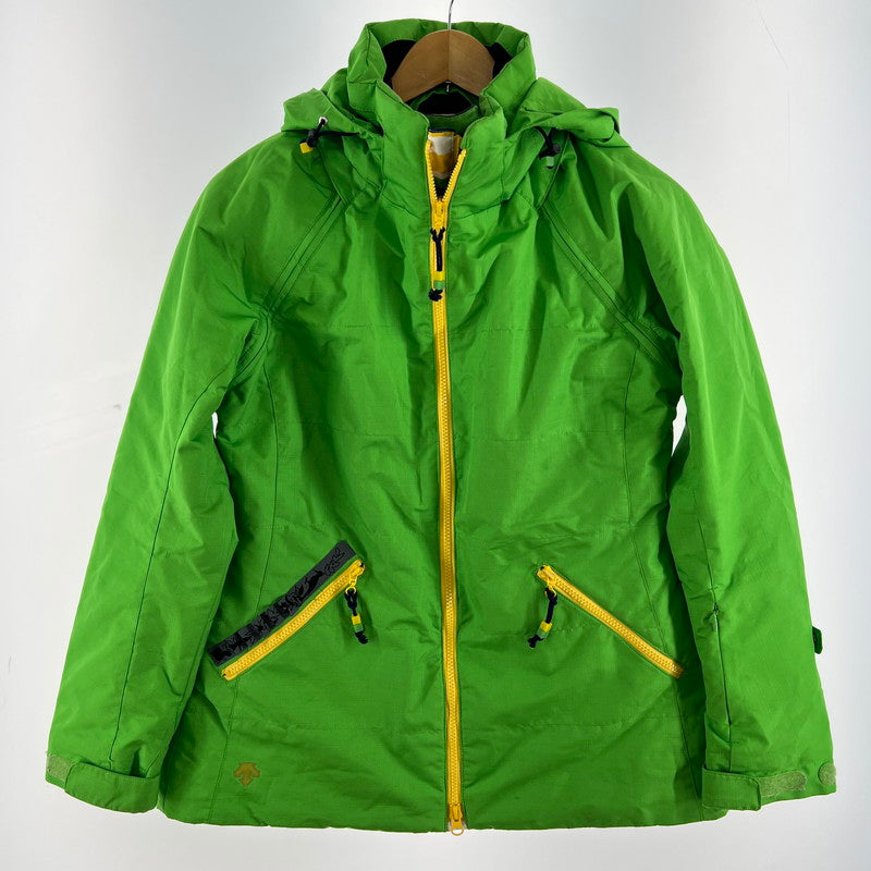 【中古品】【レディース】 DESCENTE デサント ウェア スノーウェア スキー スノボ 上下セット ※汚れ・全体的に使用感あり 127-261022-io-08-fuz サイズ：11 カラー：グリーン 万代Net店