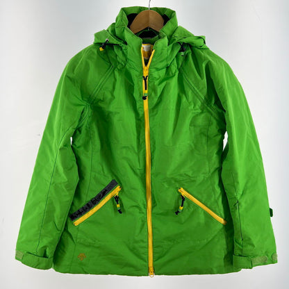 【中古品】【レディース】 DESCENTE デサント ウェア スノーウェア スキー スノボ 上下セット ※汚れ・全体的に使用感あり 127-261022-io-08-fuz サイズ：11 カラー：グリーン 万代Net店