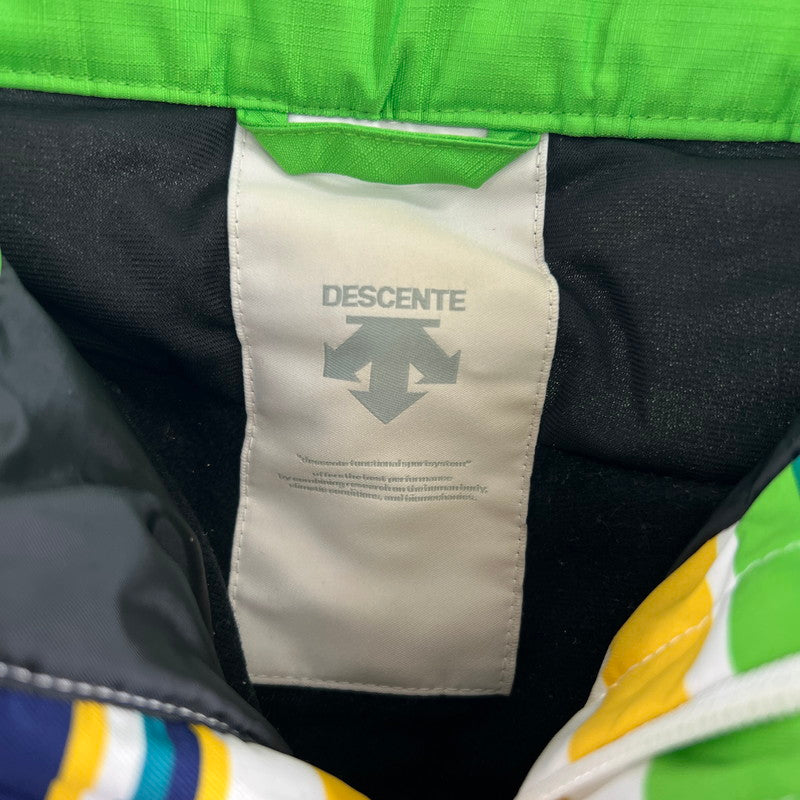 【中古品】【レディース】 DESCENTE デサント ウェア スノーウェア スキー スノボ 上下セット ※汚れ・全体的に使用感あり 127-261022-io-08-fuz サイズ：11 カラー：グリーン 万代Net店