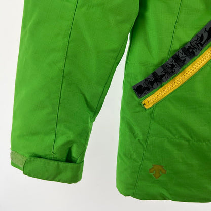 【中古品】【レディース】 DESCENTE デサント ウェア スノーウェア スキー スノボ 上下セット ※汚れ・全体的に使用感あり 127-261022-io-08-fuz サイズ：11 カラー：グリーン 万代Net店