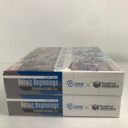【未使用品】 ガンダムカードゲーム スタートデッキ ガンダムアッセンブルセット ヒロイック ビギニングス 2BOXセット 081-251225-ky-12-fuz 万代Net店