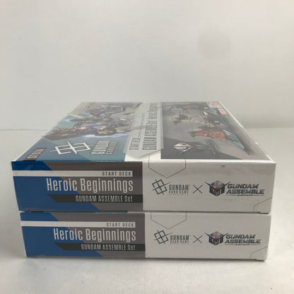 【未使用品】 ガンダムカードゲーム スタートデッキ ガンダムアッセンブルセット ヒロイック ビギニングス 2BOXセット 081-251225-ky-12-fuz 万代Net店