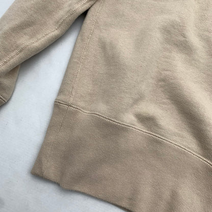 【中古品】【メンズ】 LOOPWHEELER×LOWERCACE ループウィラー ローワーケース COTTON SWEATSHIRT コットン スウェットシャツ トレーナー BEIGE SIZE:M ※小さな汚れあり 140-260815-io-04-fuzh カラー：ベージュ 万代Net店