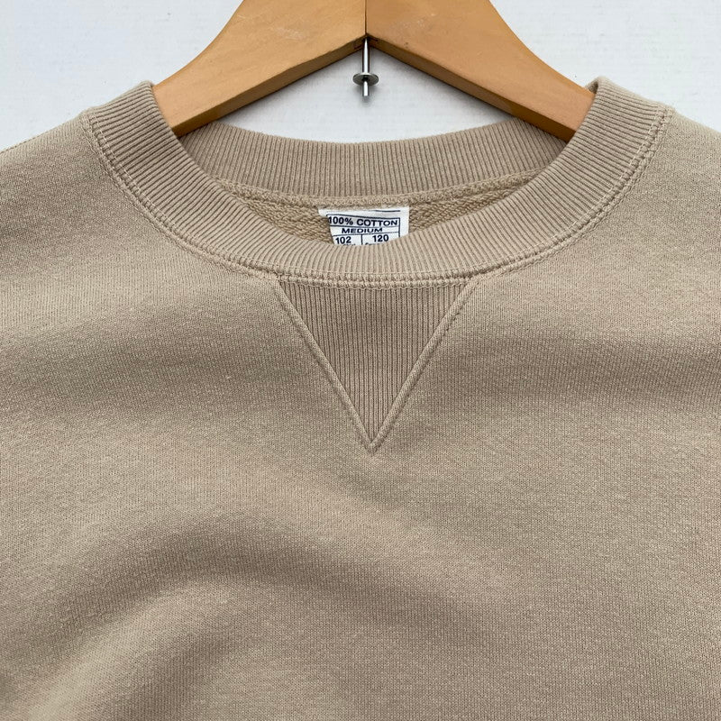 【中古品】【メンズ】 LOOPWHEELER×LOWERCACE ループウィラー ローワーケース COTTON SWEATSHIRT コットン スウェットシャツ トレーナー BEIGE SIZE:M ※小さな汚れあり 140-260815-io-04-fuzh カラー：ベージュ 万代Net店