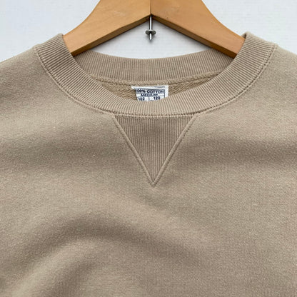 【中古品】【メンズ】 LOOPWHEELER×LOWERCACE ループウィラー ローワーケース COTTON SWEATSHIRT コットン スウェットシャツ トレーナー BEIGE SIZE:M ※小さな汚れあり 140-260815-io-04-fuzh カラー：ベージュ 万代Net店