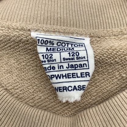 【中古品】【メンズ】 LOOPWHEELER×LOWERCACE ループウィラー ローワーケース COTTON SWEATSHIRT コットン スウェットシャツ トレーナー BEIGE SIZE:M ※小さな汚れあり 140-260815-io-04-fuzh カラー：ベージュ 万代Net店