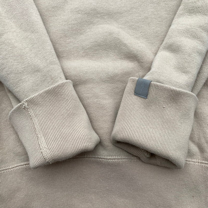 【中古品】【メンズ】 LOOPWHEELER×LOWERCACE ループウィラー ローワーケース COTTON SWEATSHIRT コットン スウェットシャツ トレーナー BEIGE SIZE:M ※小さな汚れあり 140-260815-io-04-fuzh カラー：ベージュ 万代Net店