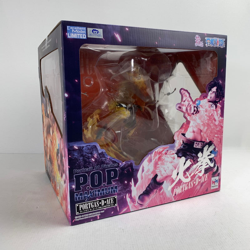 【中古品】 未開封 P.O.P ONE PEACE ワンピース “NEO-MAXIMUM” ポートガス・D・エース 15th LIMITED Ver. フィギュア おもちゃ 047-260225-mh-12-fuz 万代Net店
