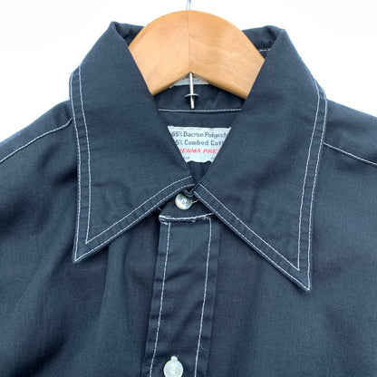 【中古品】【メンズ】 長袖シャツ シンプル ベーシック Tapered Fit BLACK SIZE:M ※汚れあり 145-260912-io-21-fuzh カラー：ブラック 万代Net店