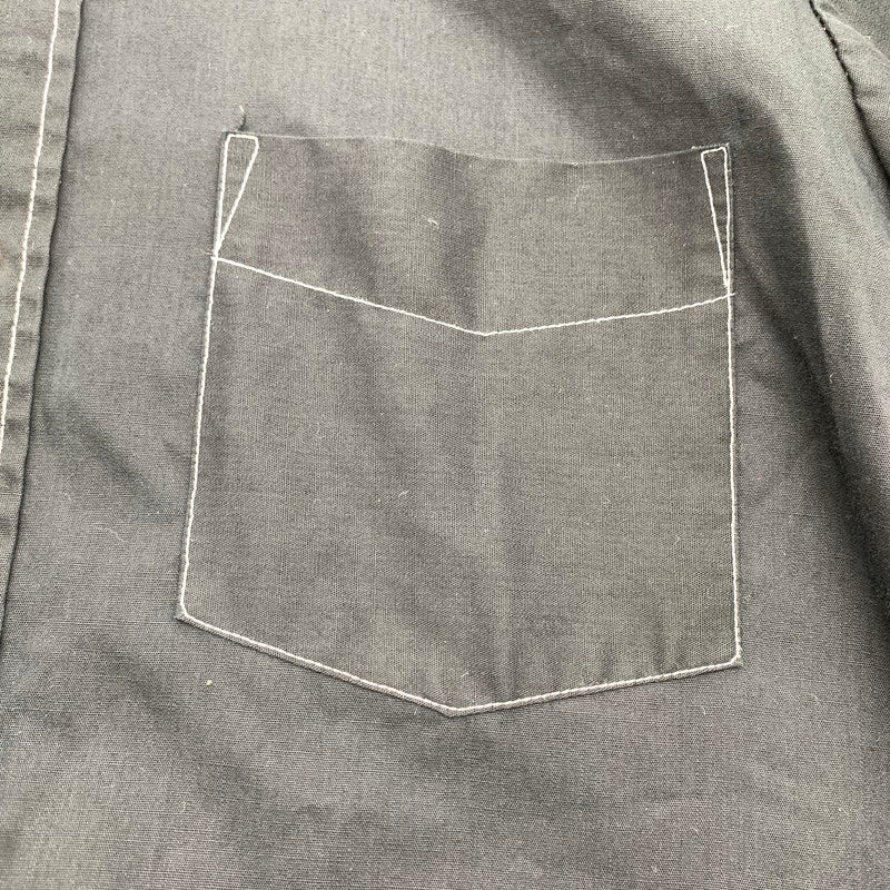 【中古品】【メンズ】 長袖シャツ シンプル ベーシック Tapered Fit BLACK SIZE:M ※汚れあり 145-260912-io-21-fuzh カラー：ブラック 万代Net店