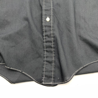 【中古品】【メンズ】 長袖シャツ シンプル ベーシック Tapered Fit BLACK SIZE:M ※汚れあり 145-260912-io-21-fuzh カラー：ブラック 万代Net店