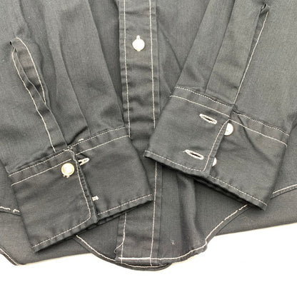 【中古品】【メンズ】 長袖シャツ シンプル ベーシック Tapered Fit BLACK SIZE:M ※汚れあり 145-260912-io-21-fuzh カラー：ブラック 万代Net店