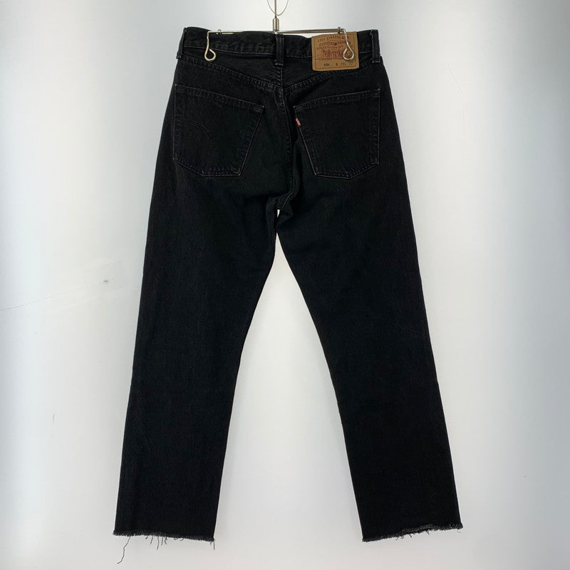 【中古品】【メンズ】 LEVI`S 501 DENIM PANT リーバイス 156-251218-st-13-fuz サイズ：28 カラー：ブラック 万代Net店