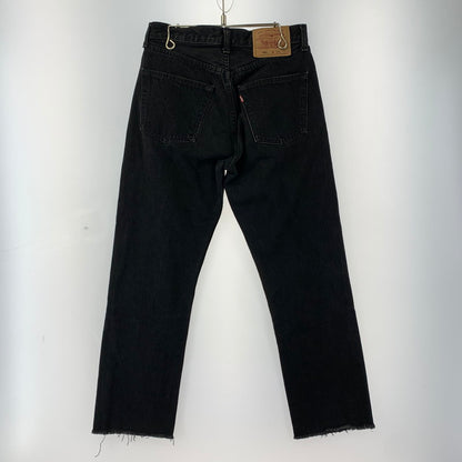 【中古品】【メンズ】 LEVI`S 501 DENIM PANT リーバイス 156-251218-st-13-fuz サイズ：28 カラー：ブラック 万代Net店