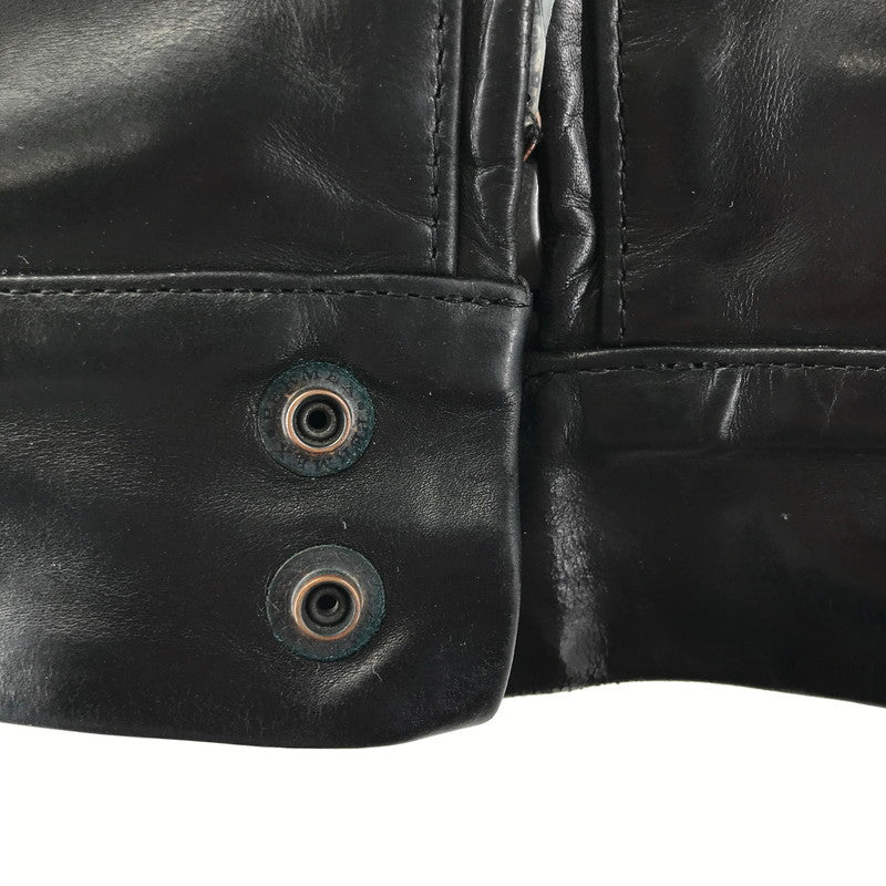 【中古品】【メンズ】 ISAMU KATAYAMA BACKLASH イサムカタヤマ バックラッシュ 1002-08 シングルライダースジャケット レザージャケット 140-251217-mh-02-fuz サイズ：3 万代Net店