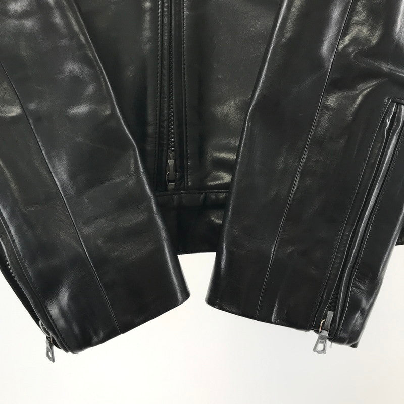 【中古品】【メンズ】 ISAMU KATAYAMA BACKLASH イサムカタヤマ バックラッシュ 1002-08 シングルライダースジャケット レザージャケット 140-251217-mh-02-fuz サイズ：3 万代Net店