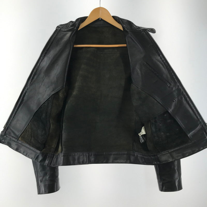 【中古品】【メンズ】 ISAMU KATAYAMA BACKLASH イサムカタヤマ バックラッシュ 1002-08 シングルライダースジャケット レザージャケット 140-251217-mh-02-fuz サイズ：3 万代Net店