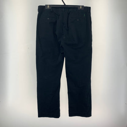 【中古品】【メンズ】 POLO BY RALPHLAUREN ポロ ラルフローレン タックパンツ ボトムス 古着 158-260220-mh-01-fuz サイズ：36 カラー：ブラック 万代Net店