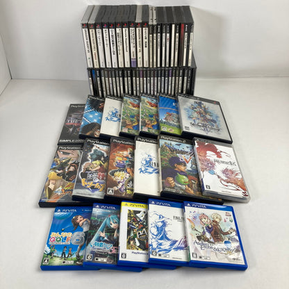 【現状渡し品】 PlayStation PSVITA PSP プレステ プレイステーション ヴィータ プレイステーション ポータブル ソフト 61本 まとめ セット 023-251215-mh-12-fuz 万代Net店