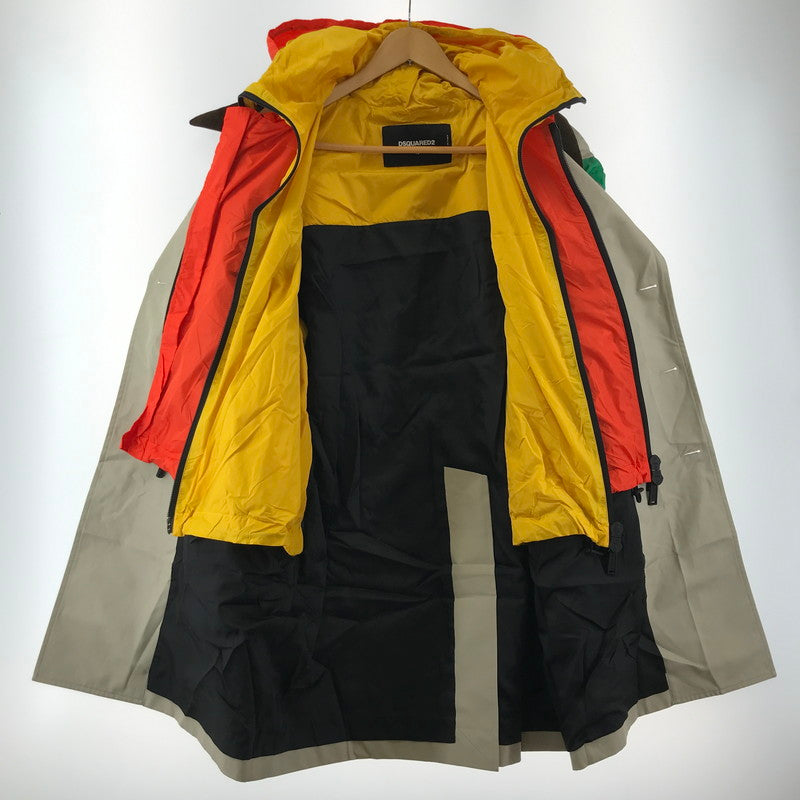 【中古品】【メンズ】 DSQUARED2 ディースクエアード S74AA0255 CONVERTIBLE TRENCH COAT コンバーチブルトレンチコート 再構築 141-251217-mh-12-fuz サイズ：46 万代Net店