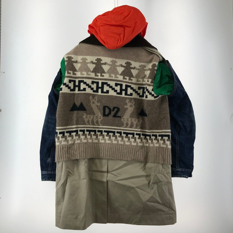 【中古品】【メンズ】 DSQUARED2 ディースクエアード S74AA0255 CONVERTIBLE TRENCH COAT コンバーチブルトレンチコート 再構築 141-251217-mh-12-fuz サイズ：46 万代Net店