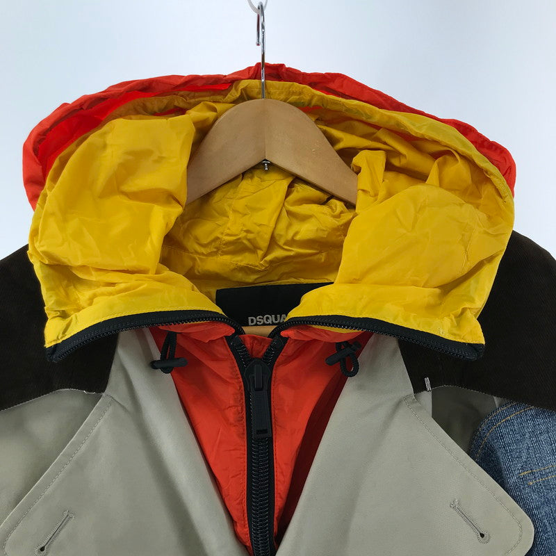 【中古品】【メンズ】 DSQUARED2 ディースクエアード S74AA0255 CONVERTIBLE TRENCH COAT コンバーチブルトレンチコート 再構築 141-251217-mh-12-fuz サイズ：46 万代Net店