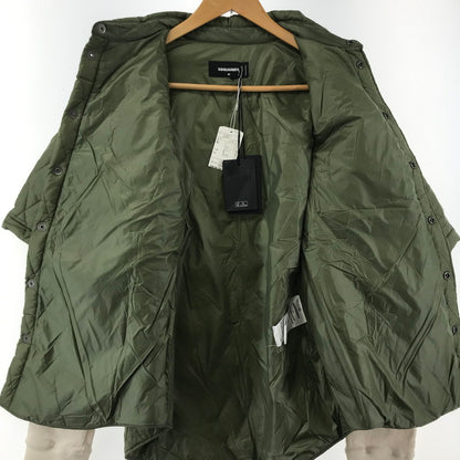 【中古美品】【メンズ】 DSQUARED2 ディースクエアード S71DM0570 QUILTED SHORT SLEEVE SHIRT シャツ ブルゾン 半袖 中綿 レイヤード キルティング ワンポイントロゴ 141-251217-mh-08-fuz サイズ：46 カラー：オリーブ 万代Net店