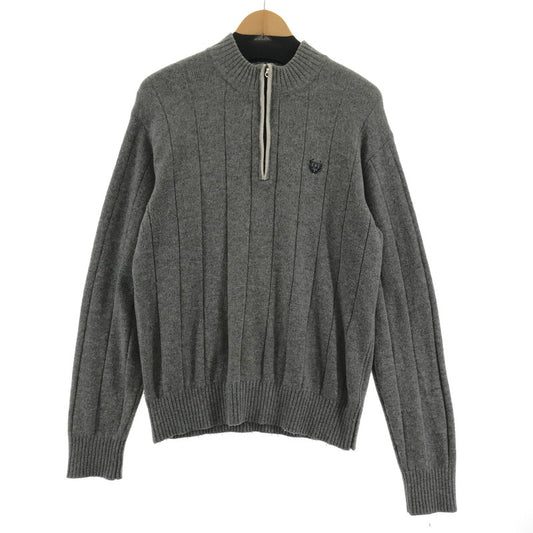【中古品】【メンズ】 CHAPS チャップス ハーフジップニット SIZE:L カラーGRAY 147-260916-ky-03-fuzh 万代Net店