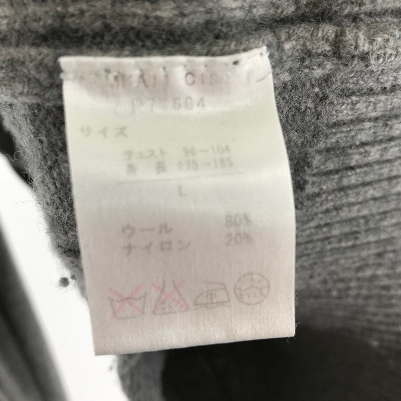 【中古品】【メンズ】 CHAPS チャップス ハーフジップニット SIZE:L カラーGRAY 147-260916-ky-03-fuzh 万代Net店